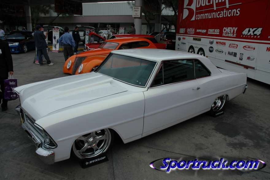 White 67' Nova at SEMA