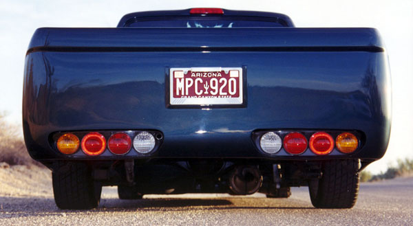 Smooth tailgate and Toyota Supra taillights